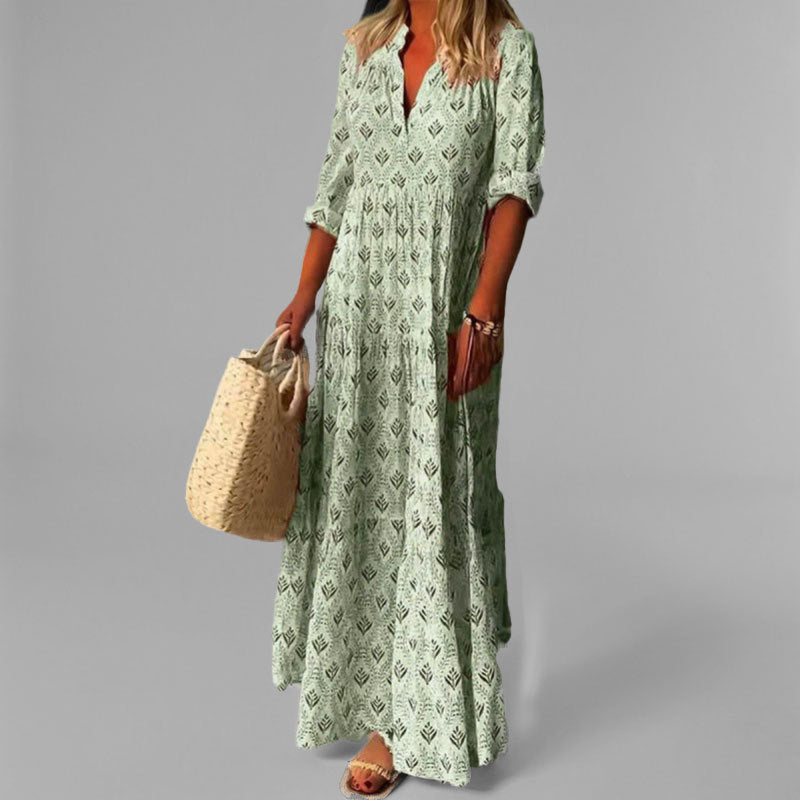 Chiara | Vestido Largo Bohemio – Confort y Elegancia Natural