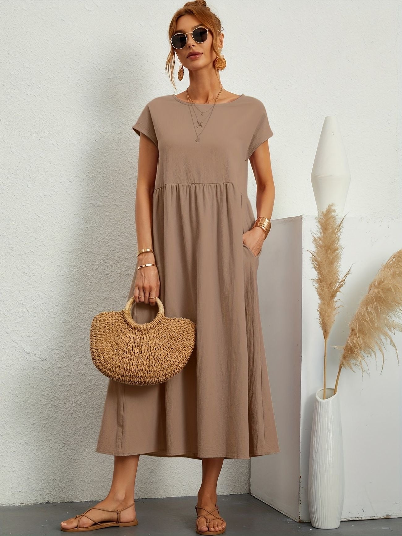 Elsa | Dlouhá Šaty pro Ženy pro Neformální Eleganci