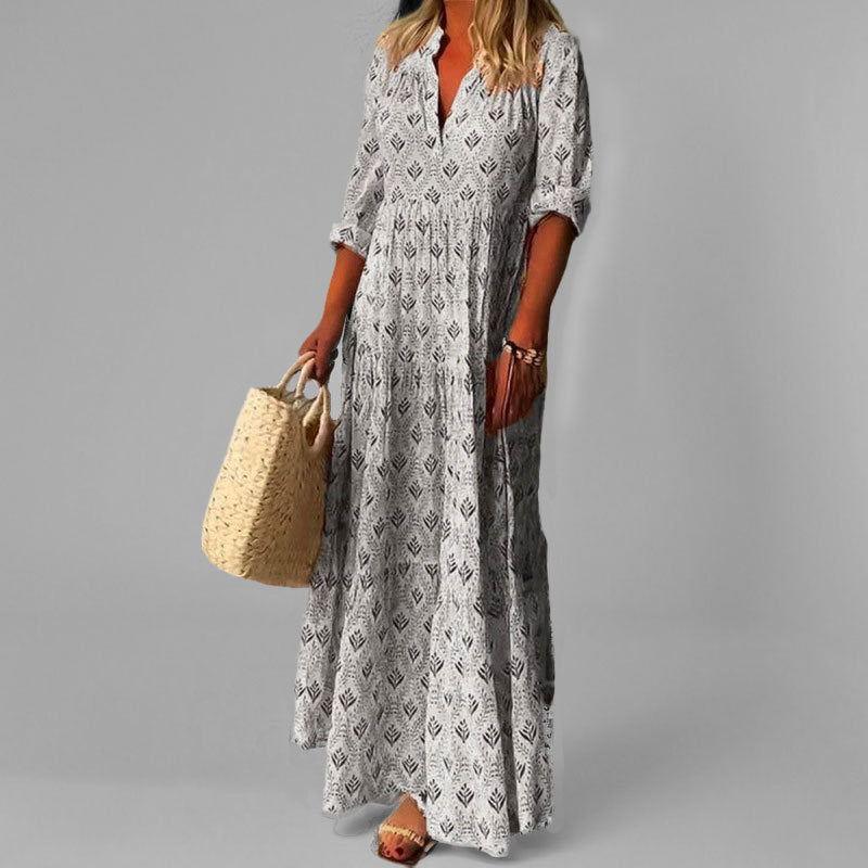 Chiara | Vestido Largo Bohemio – Confort y Elegancia Natural