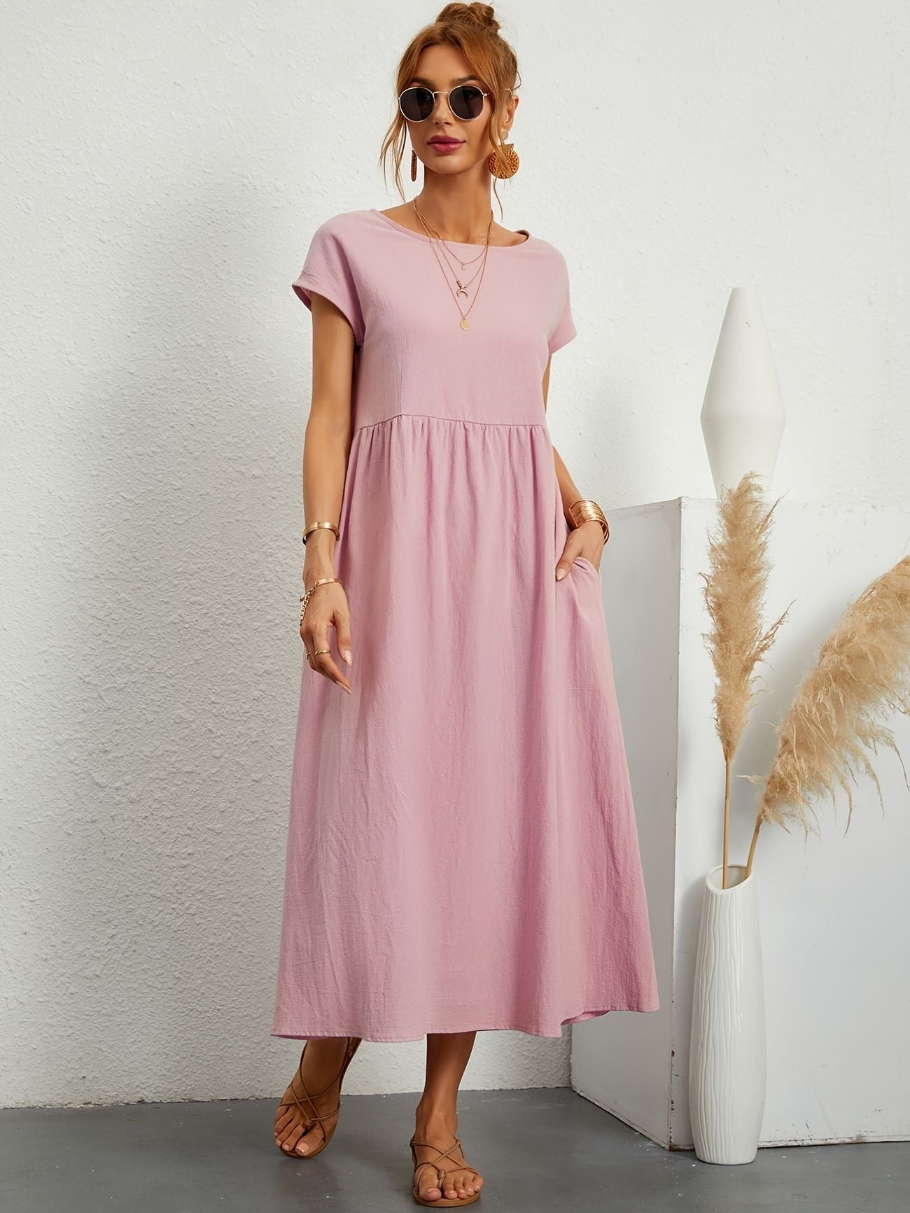 Elsa | Dlouhá Šaty pro Ženy pro Neformální Eleganci