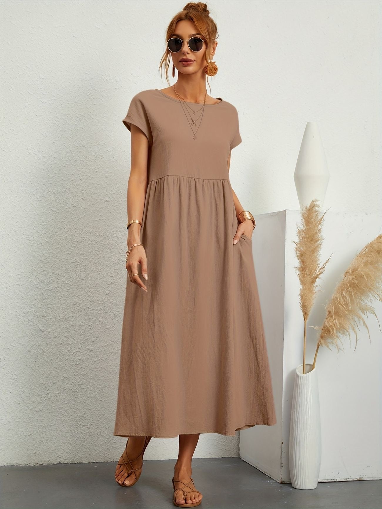 Elsa | Dlouhá Šaty pro Ženy pro Neformální Eleganci