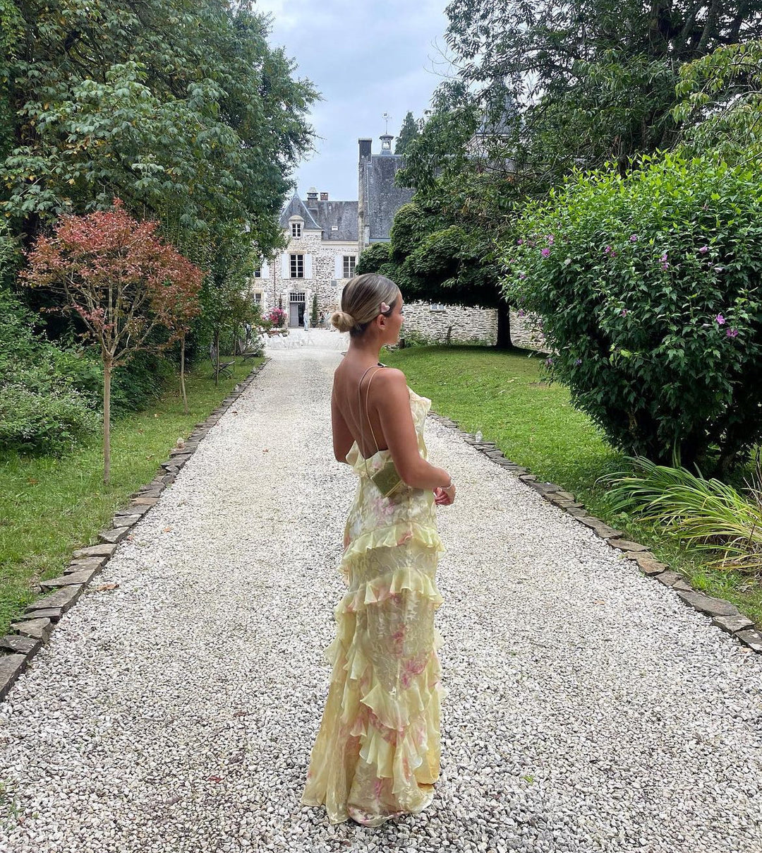 Sophie | Maxi Kjole Med Volanger – Romantisk Eleganse Og Letthet