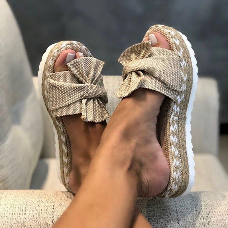 Malvina | Sandales Avec Nœud Et Maintien Parfait
