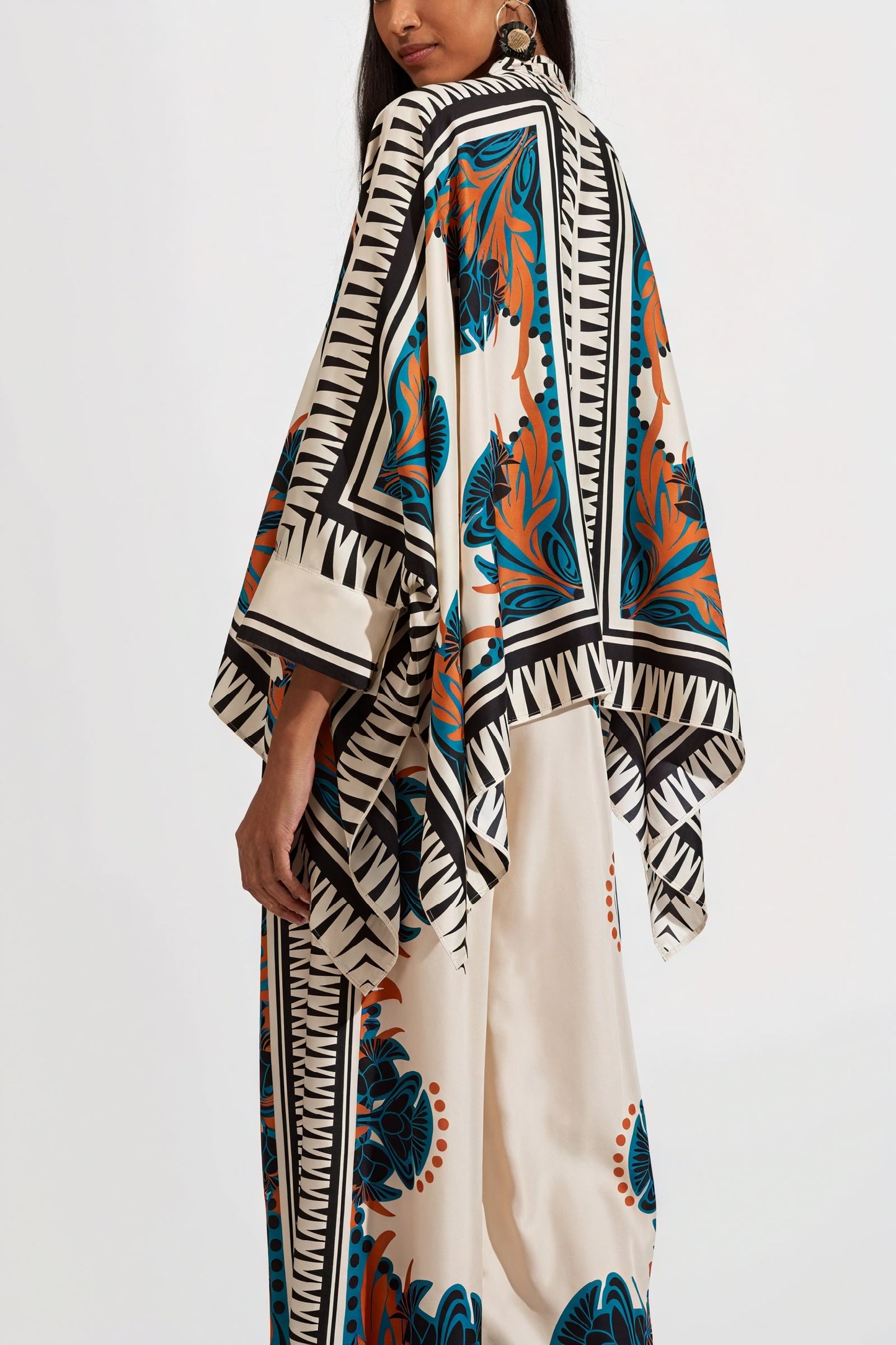 Inaya | Kimono szett – Bohém mintás és bő nadrág