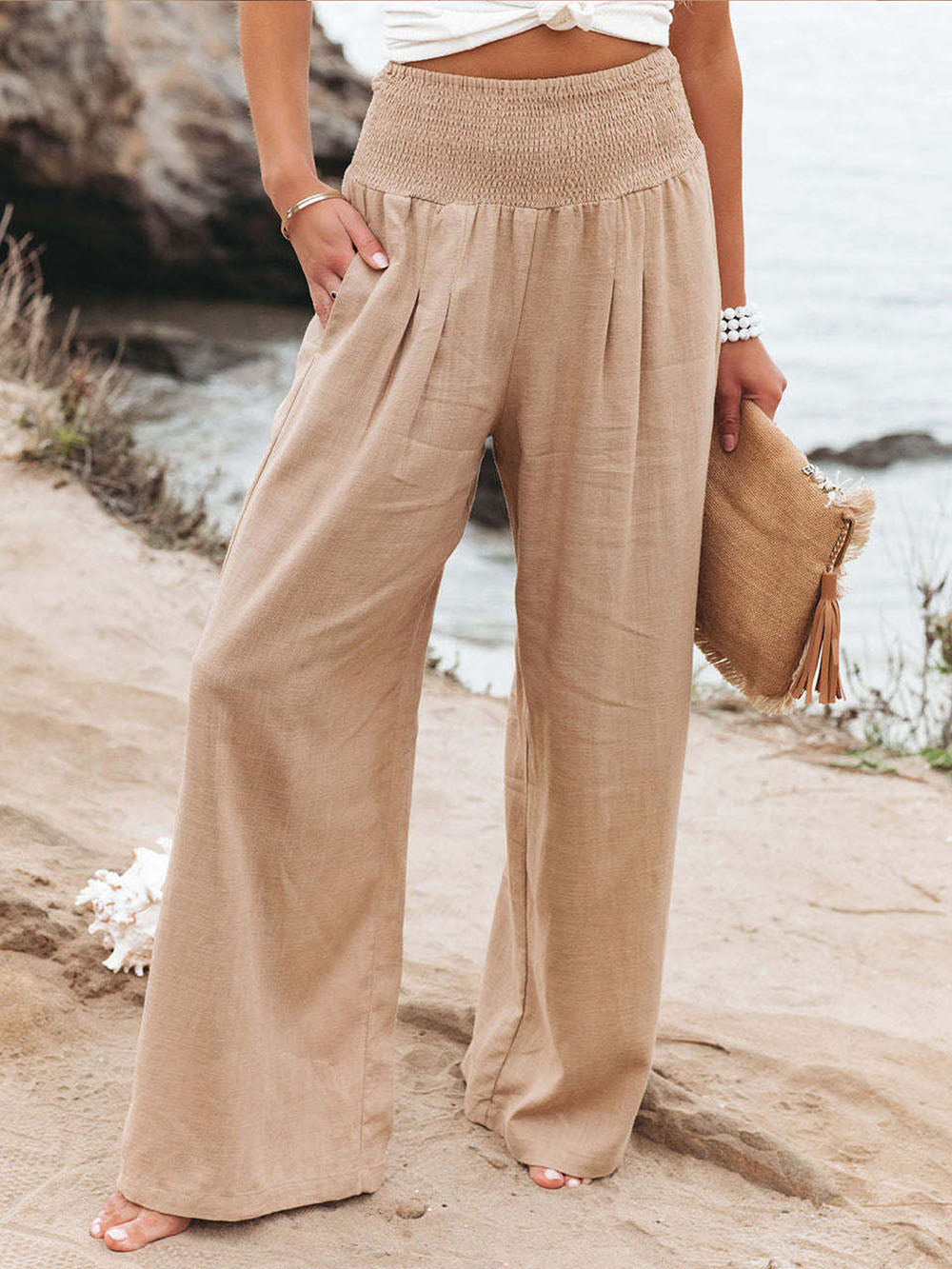 Sandra | Palazzo-Hose – Hohe Taille und fließende Eleganz
