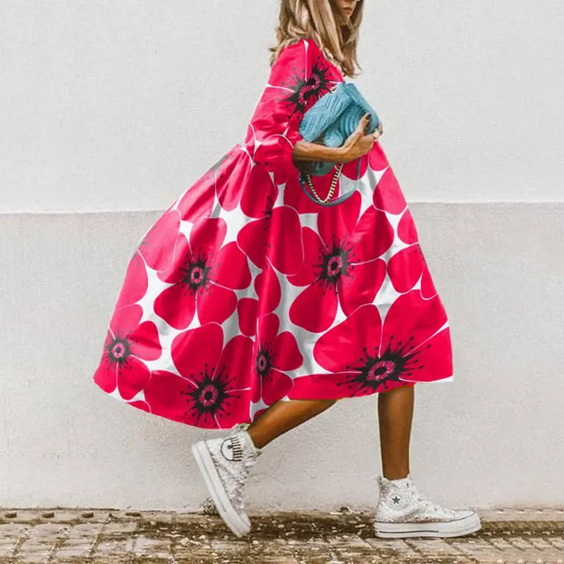 Sybille | Abito Ampio A Fiori – Stile Estivo