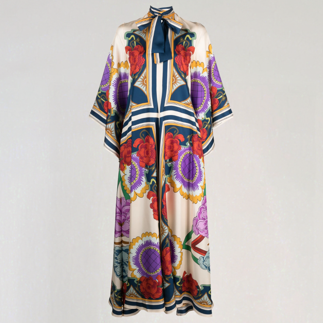 Djamila | Abito Maxi Kaftan Bohemien – Eleganza Informale e Fluida
