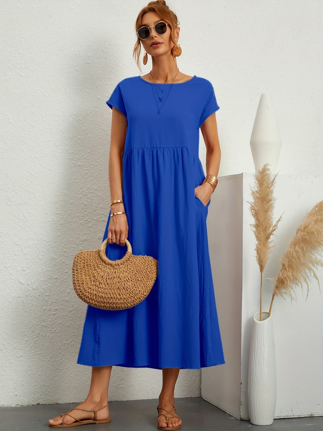 Elsa | Dlouhá Šaty pro Ženy pro Neformální Eleganci