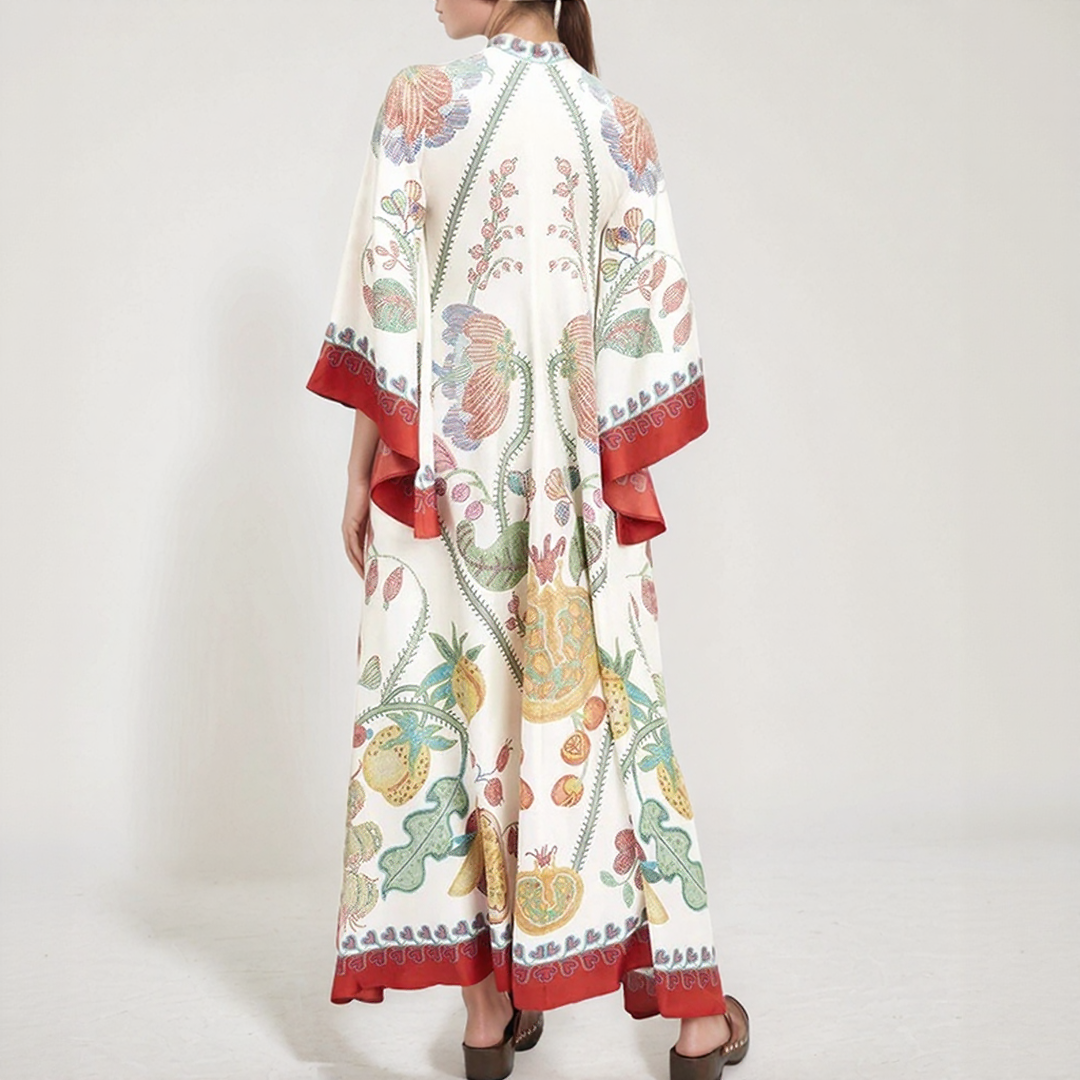 Djamila | Abito Maxi Kaftan Bohemien – Eleganza Informale e Fluida