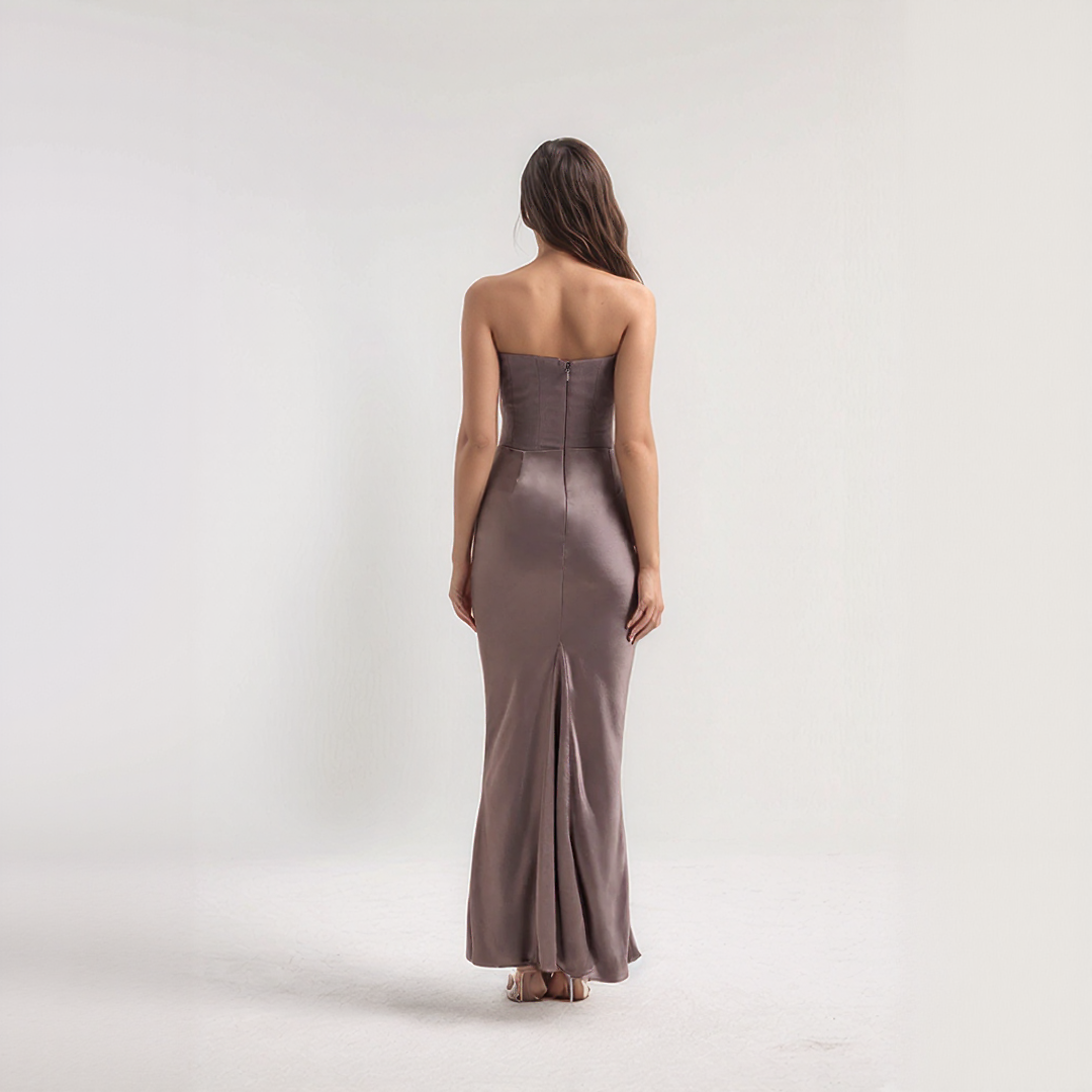 Fadel | Elegantní korzetová šaty – Maxi délka a rafinovaný styl