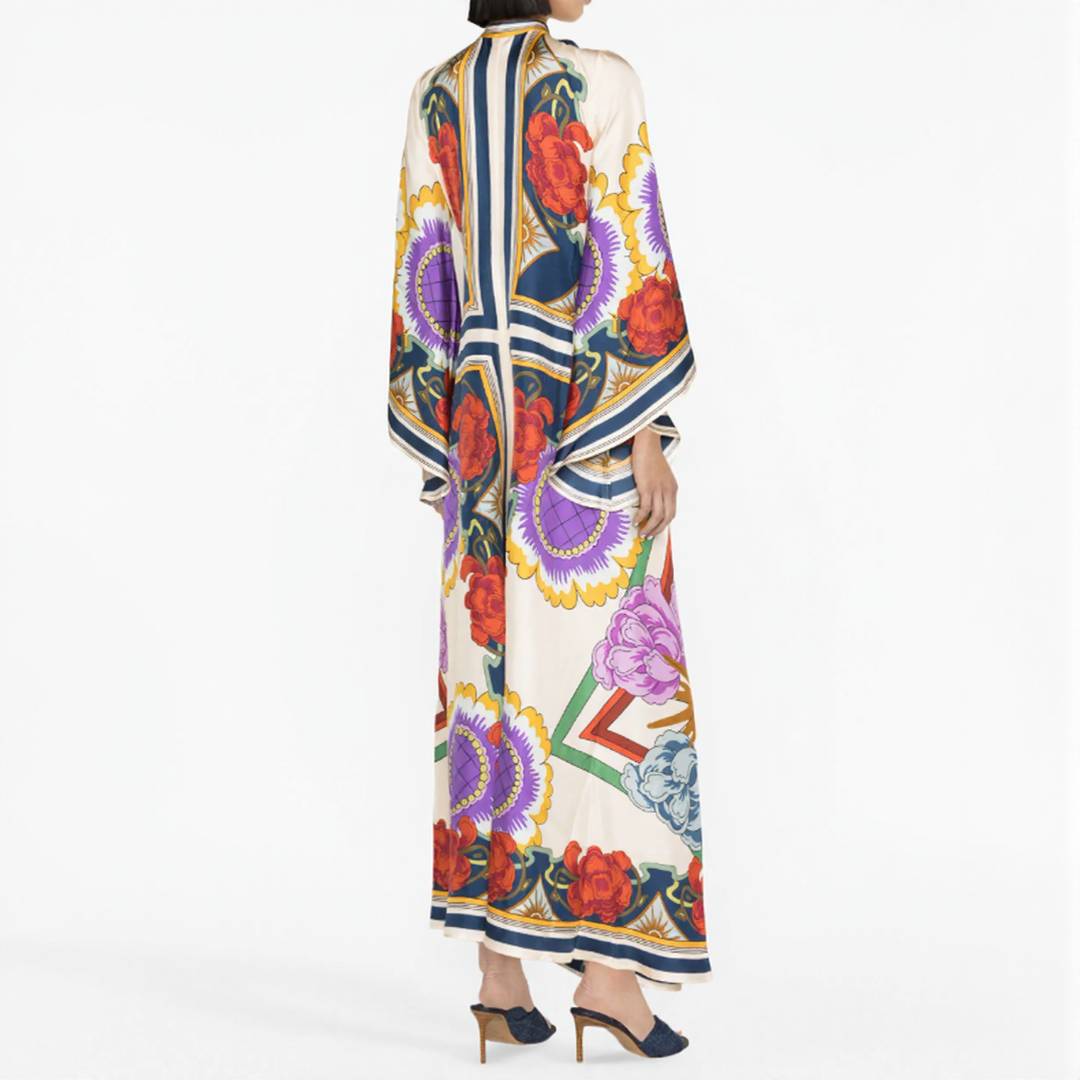 Djamila | Abito Maxi Kaftan Bohemien – Eleganza Informale e Fluida