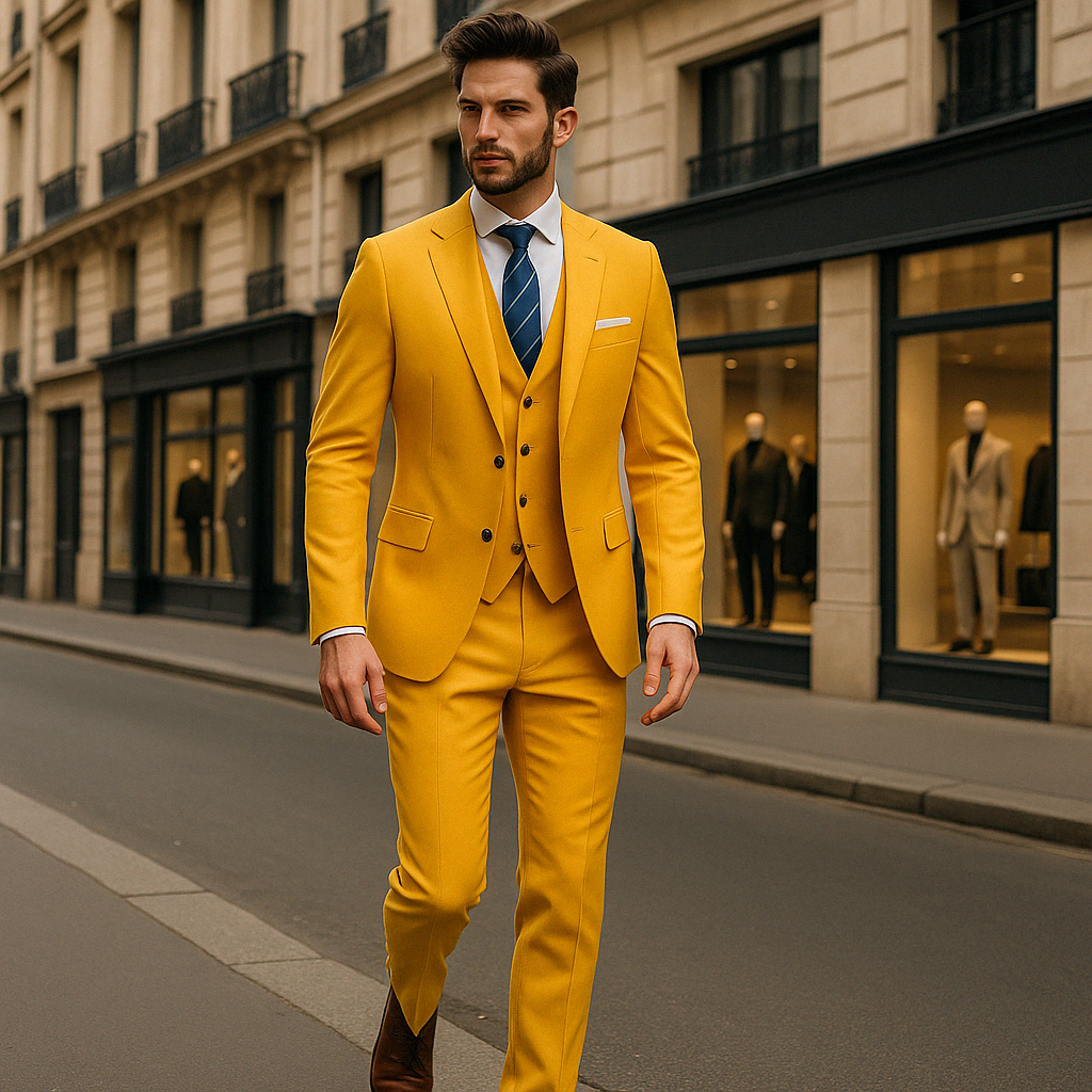 Neïl | Herre Kostume Justeret Tre-delt – Distinkt Stil