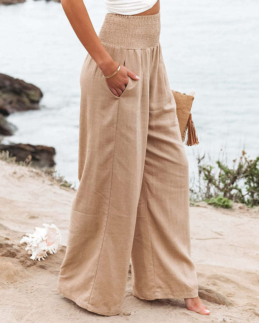 Sandra | Palazzo-Hose – Hohe Taille und fließende Eleganz