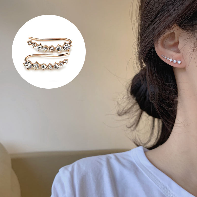 Xéna | Boucles d’Oreilles En Cascade Brillante