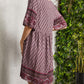 Ivana | Boho Dress With V-Neck and Print 