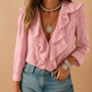 Honorine | Blusa a Volant e Décolleté Femminile 