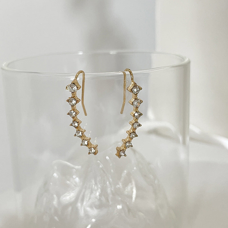 Xéna | Boucles d’Oreilles En Cascade Brillante