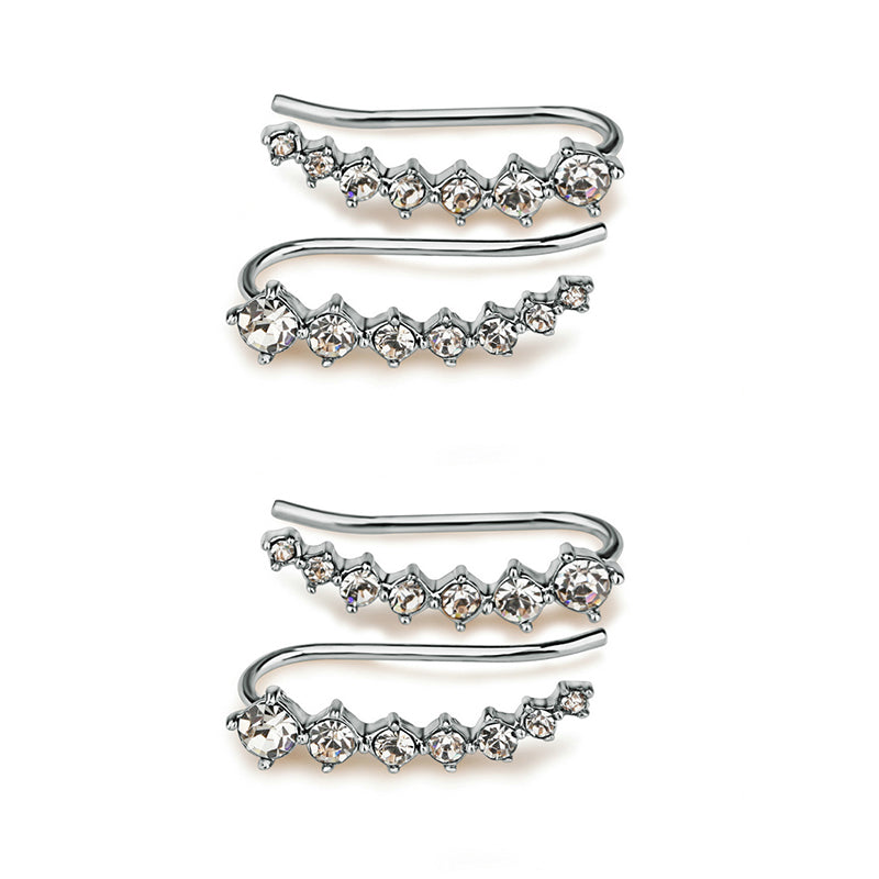 Xéna | Boucles d’Oreilles En Cascade Brillante