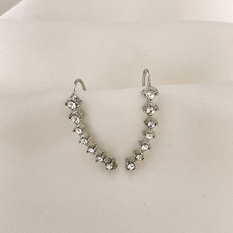 Xéna | Boucles d’Oreilles En Cascade Brillante