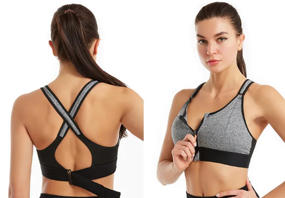 Lucienne | Sutien cu fermoar – Confort sporit și aspect sportiv 