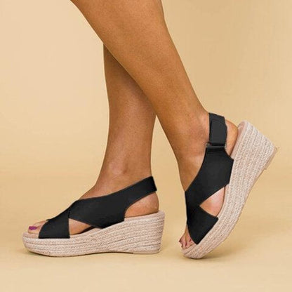 Yamila | Sandale pentru femei – Design încrucișat și aspect elegant 