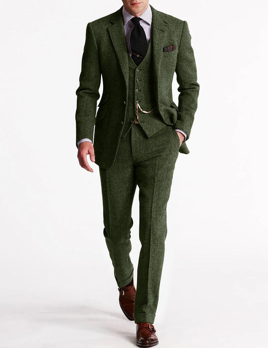 Amory | Costum Bărbați în Trei Piese – Spirit Tweed Rafinat 