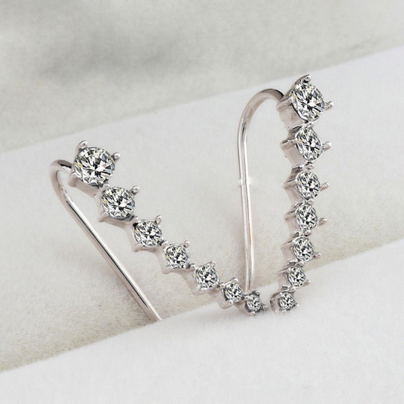 Xéna | Boucles d’Oreilles En Cascade Brillante