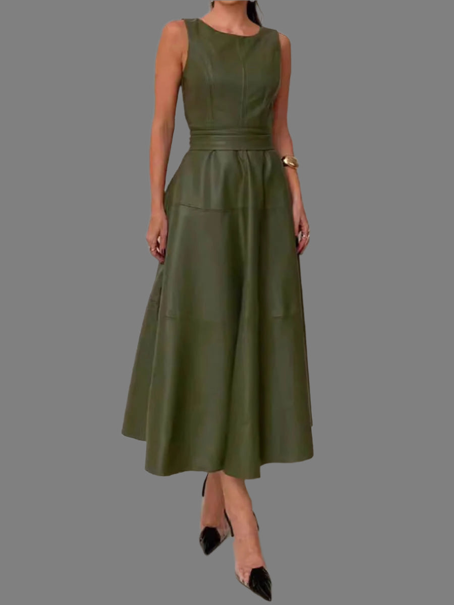 Claire | Rochie trapez fără mâneci 