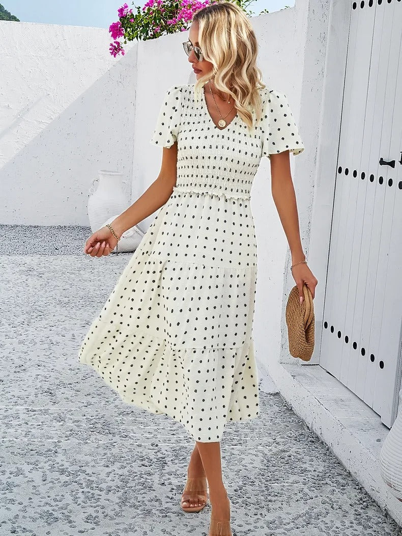 Sophie | Rövid Ujjú Bohém Chic Ruha 