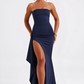 Giulia-Pink | Sophisticated Long Dress – Elegant Slit and Sublime Walk 