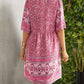 Ivana | Boho Dress With V-Neck and Print 