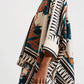 Inaya | Set Kimono – Imprimat Bohémian și Pantalon Larg 