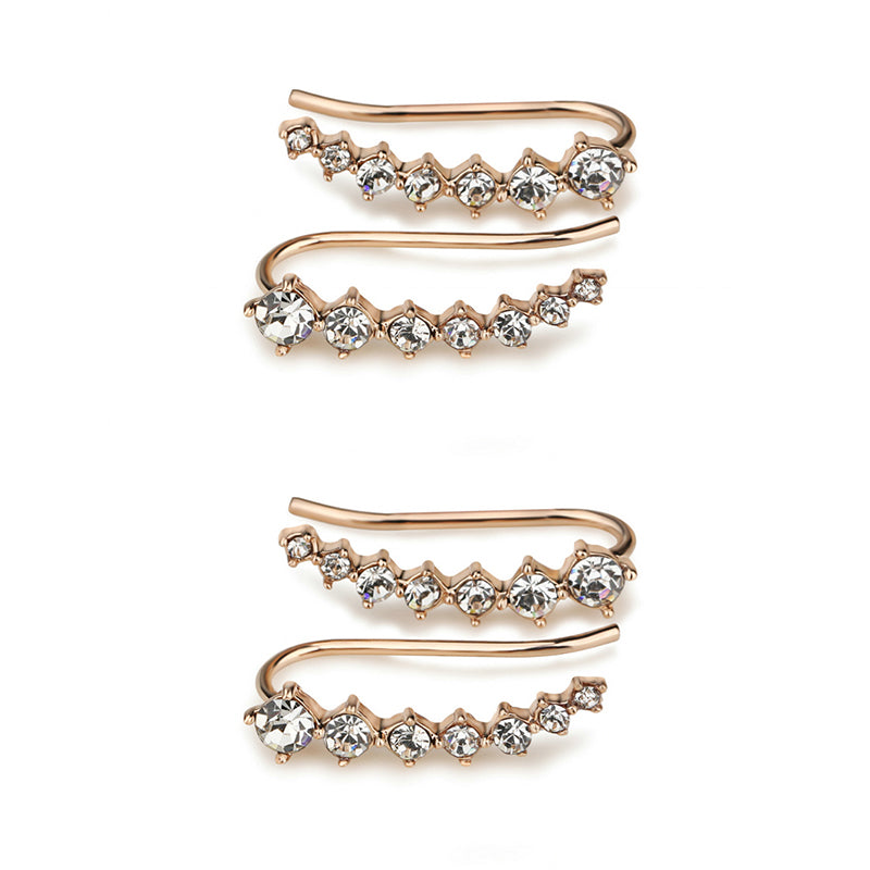 Xéna | Boucles d’Oreilles En Cascade Brillante