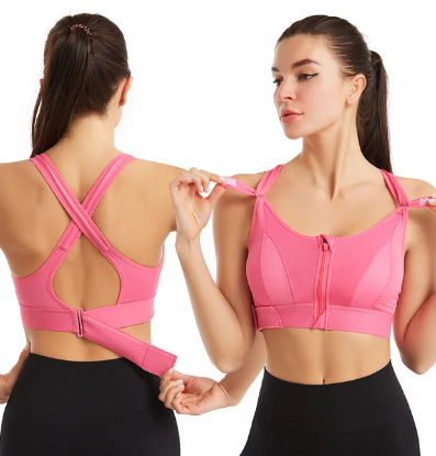 Lucienne | Sutien cu fermoar – Confort sporit și aspect sportiv 