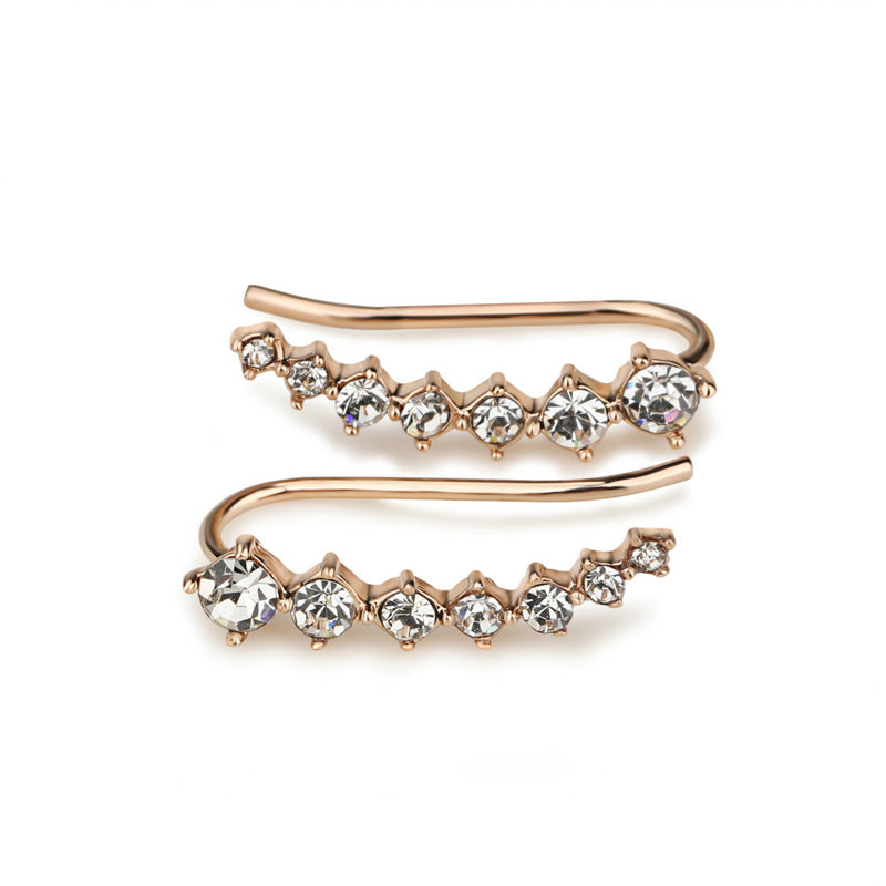 Xéna | Boucles d’Oreilles En Cascade Brillante