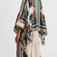 Inaya | Set Kimono – Imprimat Bohémian și Pantalon Larg 