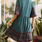 Ivana | Boho Dress With V-Neck and Print 
