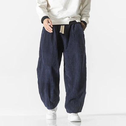 Théo | Japanische Hose aus Rippstoff 