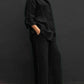 Gwendoline | Women's Buttoned Set – Oversized and Trendy Cut 
