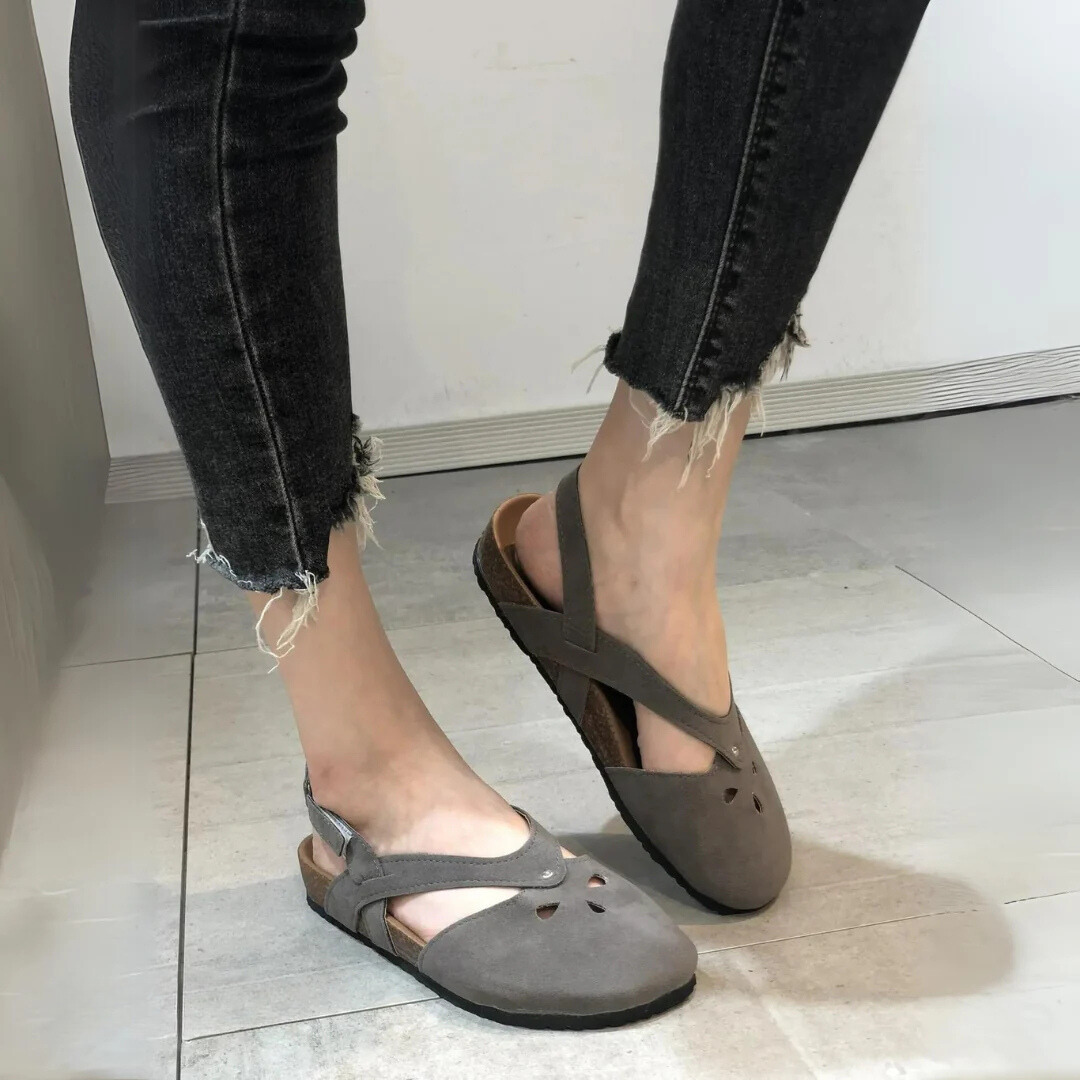 Albertine | Elegante Sandalen – Gesloten Neus En Veilige Pasvorm 
