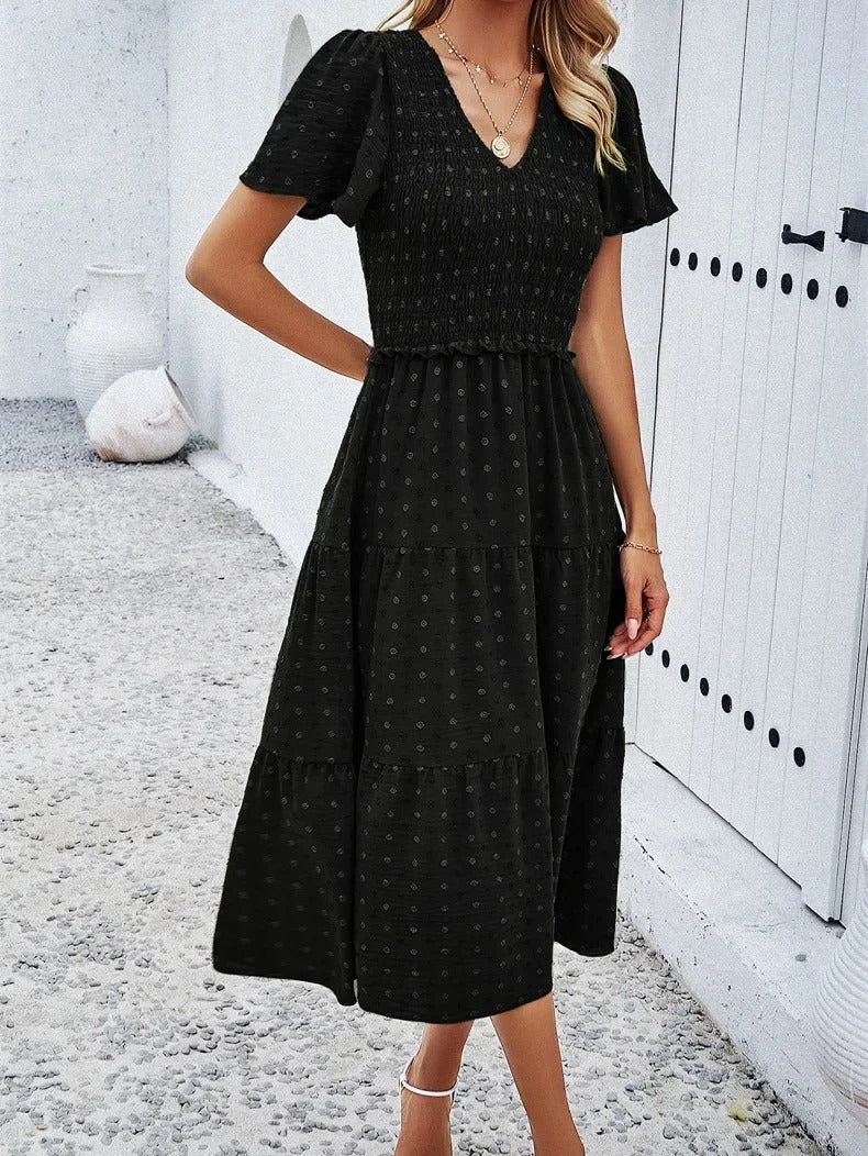 Sophie | Rövid Ujjú Bohém Chic Ruha 