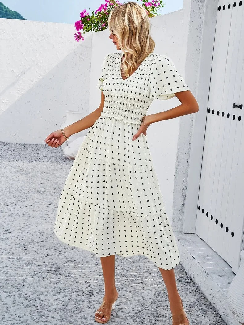 Sophie | Rövid Ujjú Bohém Chic Ruha 