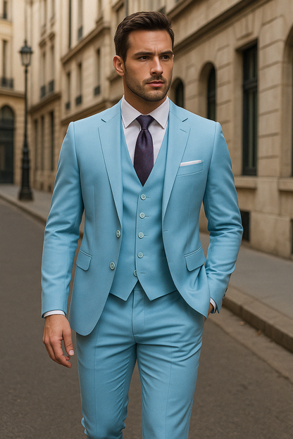 Neïl | Herre Kostume Justeret Tre-delt – Distinkt Stil 