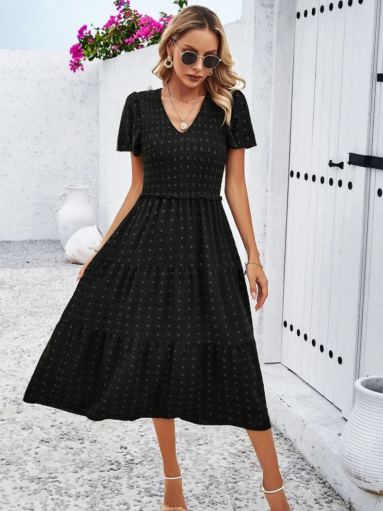 Sophie | Rövid Ujjú Bohém Chic Ruha 