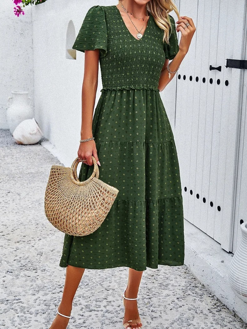 Sophie | Rövid Ujjú Bohém Chic Ruha 