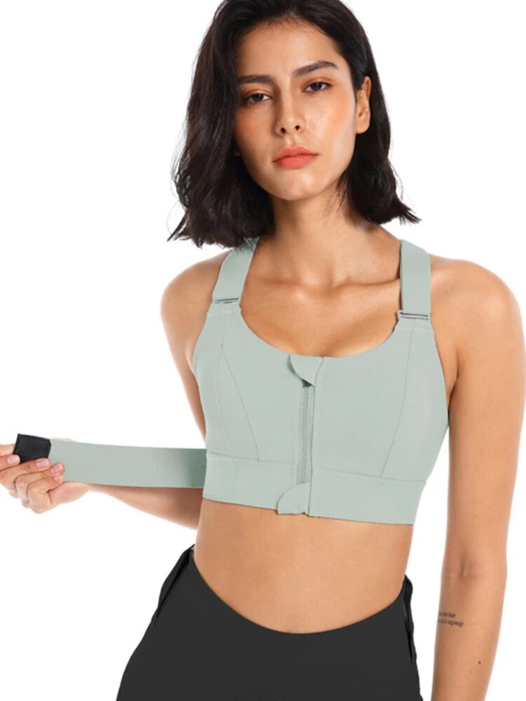 Lucienne | Sutien cu fermoar – Confort sporit și aspect sportiv 