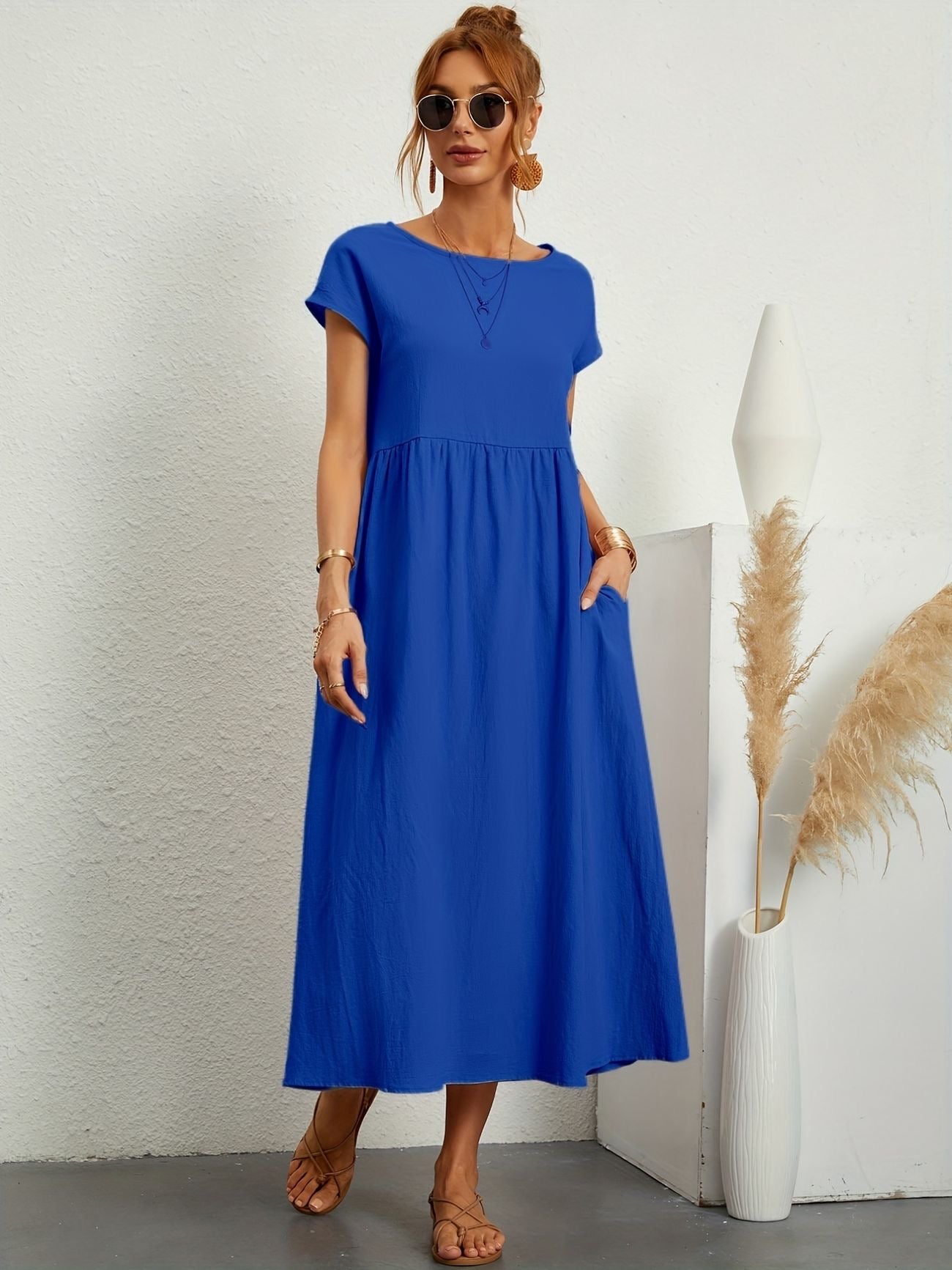 Elsa | Dlouhá Šaty pro Ženy pro Neformální Eleganci 