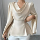 Lou | Elegant Blouse with Split Sleeves 