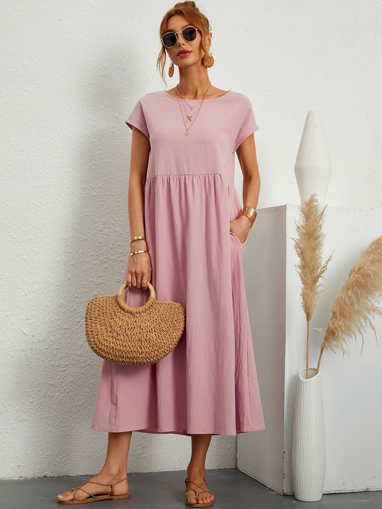 Elsa | Dlouhá Šaty pro Ženy pro Neformální Eleganci 