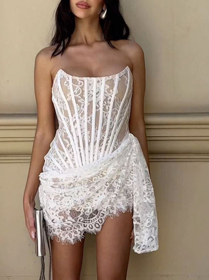 Solange | Robe Corset Cintrée Sans Manches – Charisme Naturel